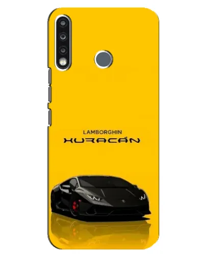 Чохол для TECNO Spark 4 з картинкою «Lamborghini Huracan чорний» Чохол для TECNO Spark 4 з картинкою «Lamborghini Huracan чорний»