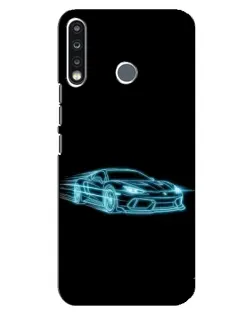 Чохол для TECNO Spark 4 з картинкою «Неоновий контур Lamborghini» Чохол для TECNO Spark 4 з картинкою «Неоновий контур Lamborghini»