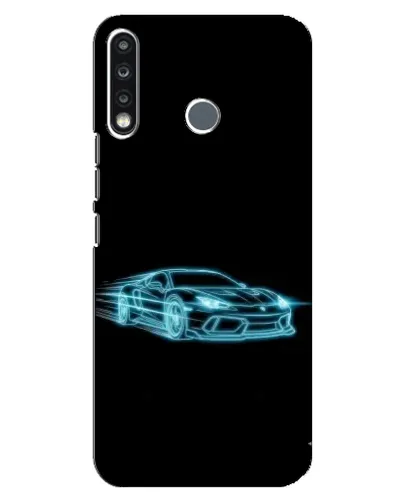 Чохол для TECNO Spark 4 з картинкою «Неоновий контур Lamborghini» Чохол для TECNO Spark 4 з картинкою «Неоновий контур Lamborghini»