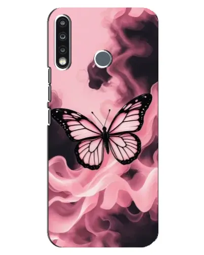 Чохол для TECNO Spark 4 з картинкою «Метелик у диму» Чохол для TECNO Spark 4 з картинкою «Метелик у диму»