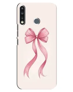 Чохол для TECNO Spark 4 з картинкою «Рожевий бант»