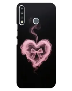 Чохол для TECNO Spark 4 з картинкою «Димчасте серце»