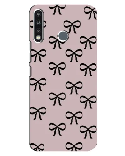Чохол для TECNO Spark 4 з картинкою «Чорні бантики» Чохол для TECNO Spark 4 з картинкою «Чорні бантики»