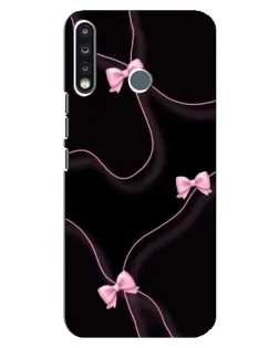 Чохол для TECNO Spark 4 з картинкою «Рожеві стрічки»