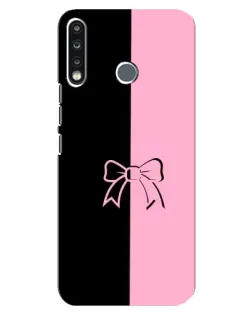 Чохол для TECNO Spark 4 з картинкою «Половинки банту»