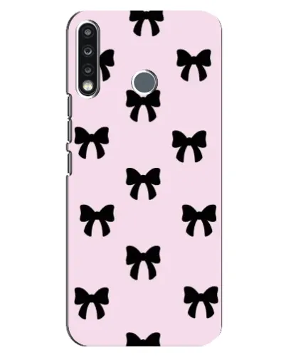 Чохол для TECNO Spark 4 з картинкою «Чорні банти Coquette» Чохол для TECNO Spark 4 з картинкою «Чорні банти Coquette»