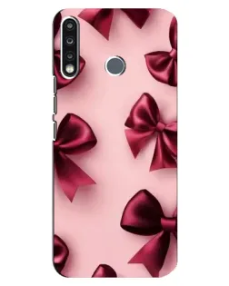 Чохол для TECNO Spark 4 з картинкою «Бордовий атлас»