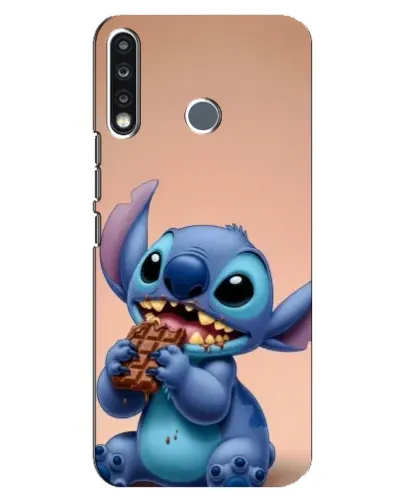 Чехол для TECNO Spark 4 с картинкой «Стич ест шоколад» Чехол для TECNO Spark 4 с картинкой «Стич ест шоколад»