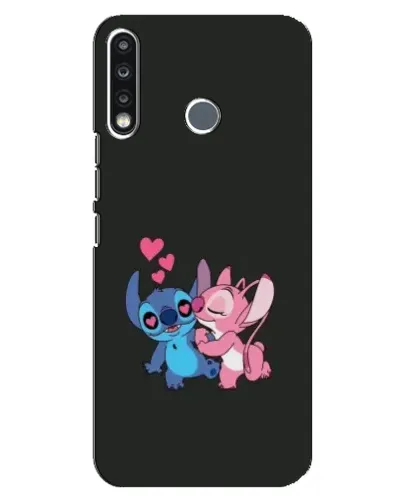 Чехол для TECNO Spark 4 с картинкой «Анжел целует Стича» Чехол для TECNO Spark 4 с картинкой «Анжел целует Стича»