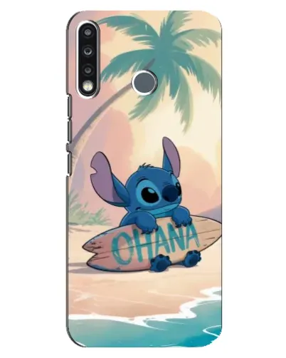 Чехол для TECNO Spark 4 с картинкой «Стич на серфе» Чехол для TECNO Spark 4 с картинкой «Стич на серфе»