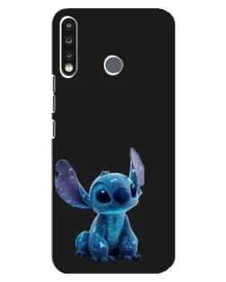 Чехол для TECNO Spark 4 с картинкой «Стич на черном» Чехол для TECNO Spark 4 с картинкой «Стич на черном»