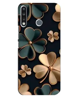 Чехол для TECNO Spark 4 с картинкой «Клевер в золоте» Чехол для TECNO Spark 4 с картинкой «Клевер в золоте»