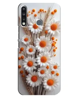 Чехол для TECNO Spark 4 с картинкой «Белые сухоцветы» Чехол для TECNO Spark 4 с картинкой «Белые сухоцветы»