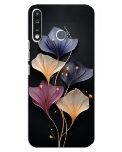 Чехол для TECNO Spark 4 с картинкой «Лиловые цветы грации» Чехол для TECNO Spark 4 с картинкой «Лиловые цветы грации»
