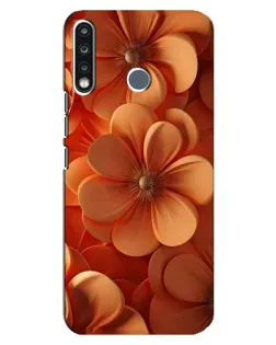Чехол для TECNO Spark 4 с картинкой «Оранжевый макро цветок» Чехол для TECNO Spark 4 с картинкой «Оранжевый макро цветок»