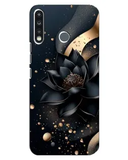 Чехол для TECNO Spark 4 с картинкой «Черный лотос» Чехол для TECNO Spark 4 с картинкой «Черный лотос»