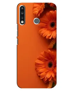 Чехол для TECNO Spark 4 с картинкой «Оранжевые герберы» Чехол для TECNO Spark 4 с картинкой «Оранжевые герберы»