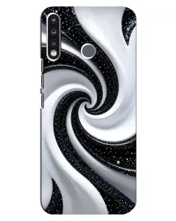 Чехол для TECNO Spark 4 с картинкой «Черно-белая спираль» Чехол для TECNO Spark 4 с картинкой «Черно-белая спираль»