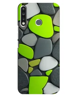 Чехол для TECNO Spark 4 с картинкой «Яркая неоновая галька» Чехол для TECNO Spark 4 с картинкой «Яркая неоновая галька»