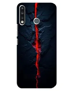Чехол для TECNO Spark 4 с картинкой «Kрасная лавовая трещина» Чехол для TECNO Spark 4 с картинкой «Kрасная лавовая трещина»