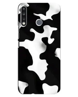 Чехол для TECNO Spark 4 с картинкой «Черно-белое пятно» Чехол для TECNO Spark 4 с картинкой «Черно-белое пятно»