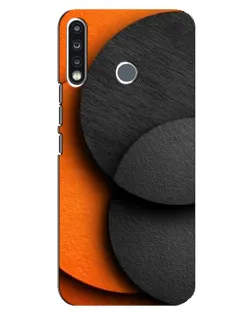 Чехол для TECNO Spark 4 с картинкой «Геометрия оранжевых кругов» Чехол для TECNO Spark 4 с картинкой «Геометрия оранжевых кругов»