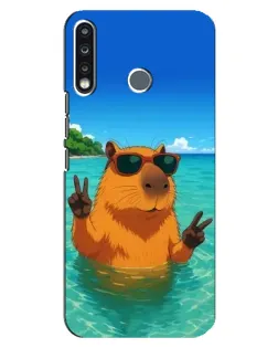 Чехол для TECNO Spark 4 с картинкой «Морская капибара» Чехол для TECNO Spark 4 с картинкой «Морская капибара»