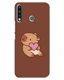 Чехол для TECNO Spark 4 с картинкой «Капибара с сердцем» Чехол для TECNO Spark 4 с картинкой «Капибара с сердцем»
