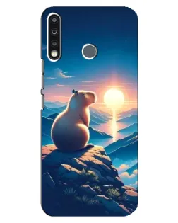 Чехол для TECNO Spark 4 с картинкой «Закат солнца с капибарой» Чехол для TECNO Spark 4 с картинкой «Закат солнца с капибарой»
