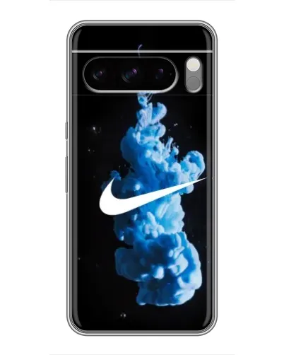 Чехол для TECNO Spark 40 5G с картинкой «Nike и синий дым»