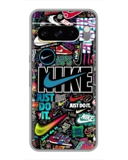 Чехол для TECNO Spark 40 5G с картинкой «Яркий коллаж Nike»