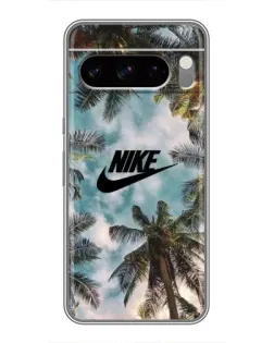 Чехол для TECNO Spark 40 5G с картинкой «Тропический принт Nike»