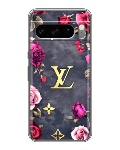 Чехол для TECNO Spark 40 5G с картинкой «Цветочный Louis Vuitton»