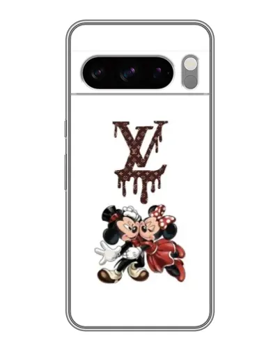 Чехол для TECNO Spark 40 5G с картинкой «LV и Микки Маус»