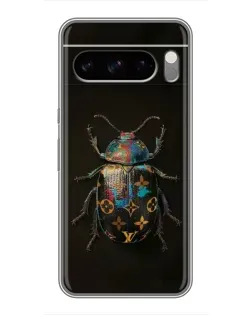 Чехол для TECNO Spark 40 5G с картинкой «LV — мраморный принт»