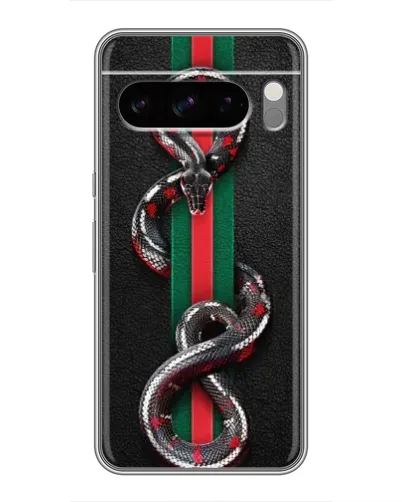 Чехол для TECNO Spark 40 5G с картинкой «Gucci — змея на полосе» Чехол для TECNO Spark 40 5G с картинкой «Gucci — змея на полосе»