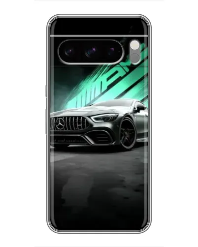 Чехол для TECNO Spark 40 5G с картинкой «Темный Mercedes AMG» Чехол для TECNO Spark 40 5G с картинкой «Темный Mercedes AMG»