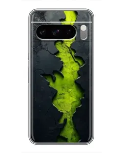 Чехол для TECNO Spark 40 5G с картинкой «Салатовый разлом скалы» Чехол для TECNO Spark 40 5G с картинкой «Салатовый разлом скалы»