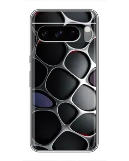 Чехол для TECNO Spark 40 5G с картинкой «Объемная темная решетка» Чехол для TECNO Spark 40 5G с картинкой «Объемная темная решетка»