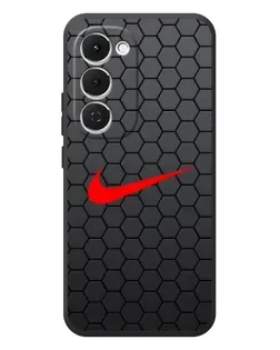 Чехол для TECNO Spark 40 Pro Plus с картинкой «Nike — карбоновая сетка»