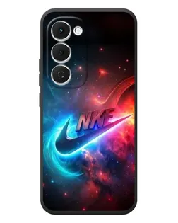 Чехол для TECNO Spark 40 Pro Plus с картинкой «Огненный логотип Nike»