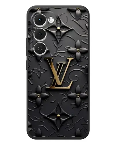 Чехол для TECNO Spark 40 Pro Plus с картинкой «Кожаная текстура LV»