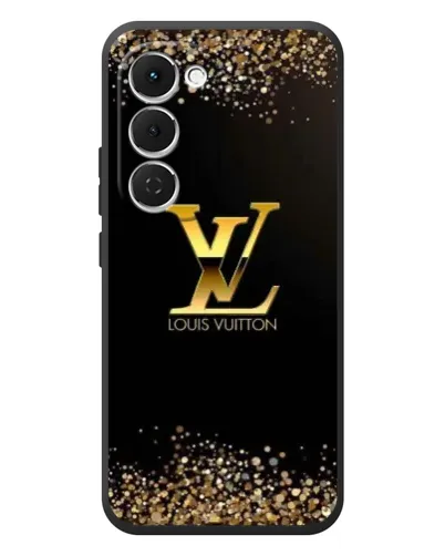 Чехол для TECNO Spark 40 Pro Plus с картинкой «LV — золотые искры»