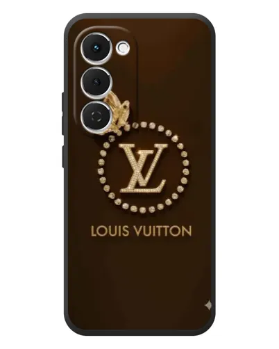 Чехол для TECNO Spark 40 Pro Plus с картинкой «LV — золотая печать»