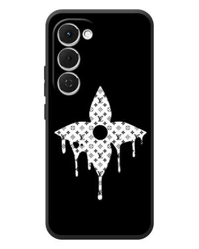 Чехол для TECNO Spark 40 Pro Plus с картинкой «Цветочная монограмма»