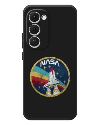 Чехол для TECNO Spark 40 Pro Plus с картинкой «NASA — эмблема миссии» Чехол для TECNO Spark 40 Pro Plus с картинкой «NASA — эмблема миссии»