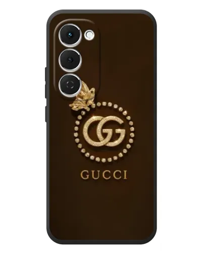 Чехол для TECNO Spark 40 Pro Plus с картинкой «Gucci — золотая бабочка»