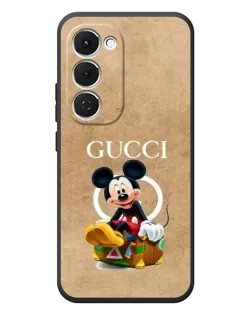 Чехол для TECNO Spark 40 Pro Plus с картинкой «Микки Маус Gucci — крафт»