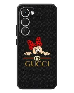 Чехол для TECNO Spark 40 Pro Plus с картинкой «Минни Маус Gucci — черный»