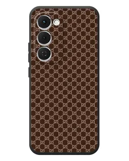 Чехол для TECNO Spark 40 Pro Plus с картинкой «Gucci — шоколадная сетка»